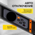 Уровень-угломер электронный с лазером и магнитами TECHNICOM , 2 дисплея, боковой и верхний, автокалибровка, автоотключение, 40 см TC-LA907