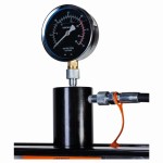 Пресс гаражный 20 тонн, с ручным и пневмогидравлическим насосом WDK-HP201