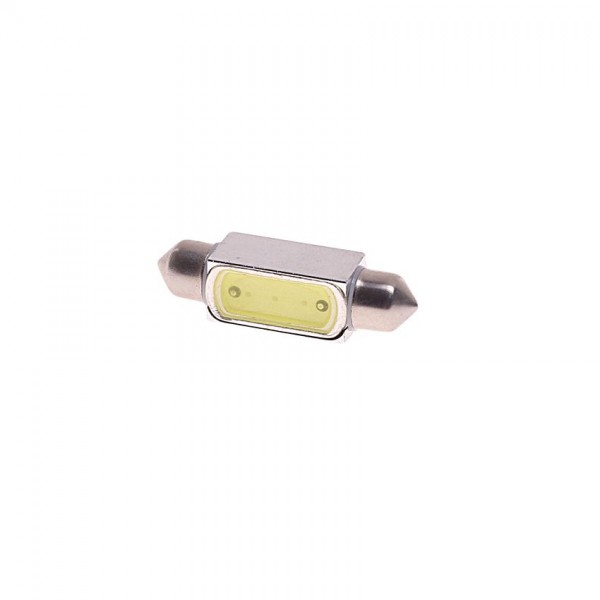 Автолампа C10W (SV8,5) 1 SMD MEGA WHITE 6000K 39мм 80лм 12V MEGAPOWER /10 /100 OLD M-85204W