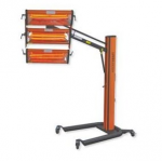 Трехкассетная мобильная ИК сушка на пантографической стойке WDK-3C