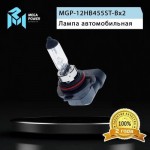 Автолампа HB4/9006 (55) P22d STANDART (бокс, 2шт) 12V MEGAPOWER /1/10 M-37033043