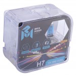 Автолампа H7 (55) PX26d BLUE WHITE 4300K (бокс, 2шт) 12V MEGAPOWER /1/10 M-37033030