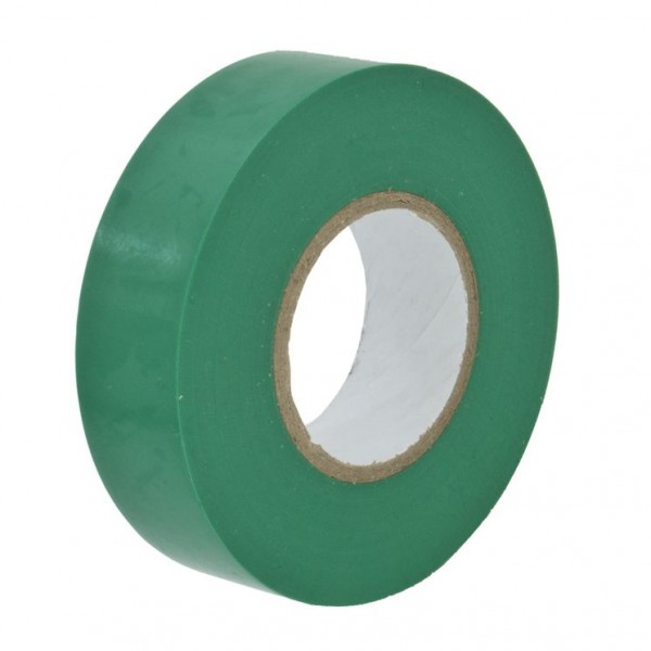 Лента изоляционная PT-1820 GREEN 18мм х 20м (зеленая) MEGAPOWER /10/200 PT-1820G