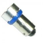 Автолампа T20W (BA9s) SMD LED+50% SUPER BRIGHT BLUE 60лм   12V MEGAPOWER /10 /100 /1000 M-50422B
