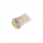 Автолампа T10W (W2,1x9,5d) 6 SMD 3528 WHITE 6000K 108лм   12V MEGAPOWER /10 /100 M-10511W