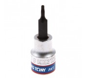 Насадка (бита) торцевая 3/8, Torx, T9, L = 50 мм, с отверстием KING TONY 302709