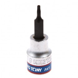 Насадка (бита) торцевая 3/8, Torx, T9, L = 50 мм, с отверстием KING TONY 302709