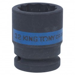 Головка торцевая ударная двенадцатигранная 3/4, 32 мм KING TONY 653032M