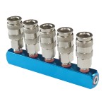 Разветвитель пневматический, вход с резьбой 1/4 (F), 5 выходов БРС WDK-85MX