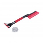 Щетка  для снега со скребком и мягкой ручкой 61см BLACK/RED MEGAPOWER /1/36 M-71020RD