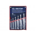 Набор торцевых ключей с шарниром, 6 предметов king tony 1a06mr