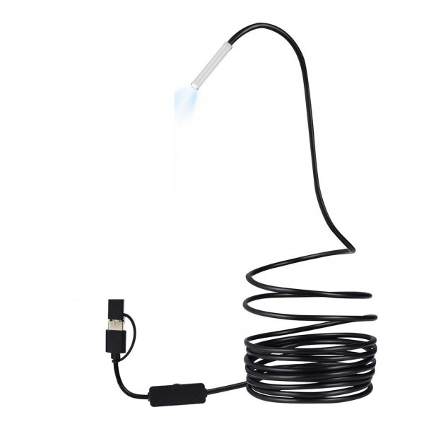 Видеоэндоскоп USB, 1Мп, 1280x720, 3,5м, 3.9мм зонд iCartool IC-V107