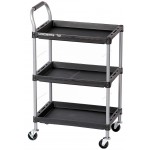 Тележка инструментальная, 3 пластиковые полки NORDBERG T12