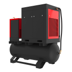 Винтовой компрессор с ресивером и осушителем Harrison: 1300 л/мин, 10 бар, 11 кВт, 500 HRS-941300TD5