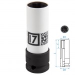 Головка для секретных болтов MB ударная 1/2, 17 мм KING TONY 9BW4501