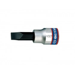 Насадка (бита) торцевая  KING TONY 302208 Slotted 3/8” L=50мм 1,2x8мм