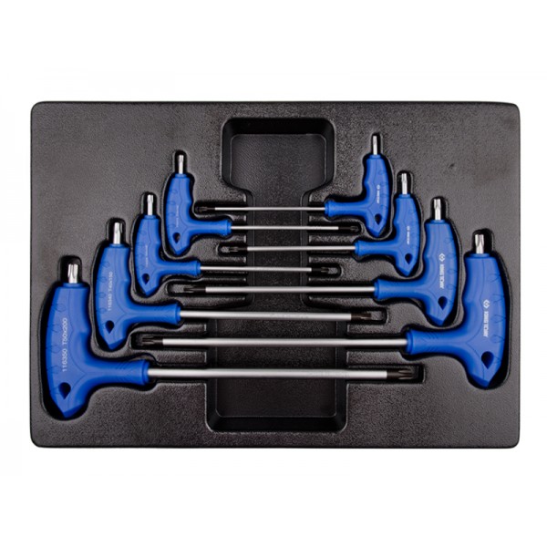 Набор L-образных ключей TORX, ложемент  KING TONY 9-22308PR