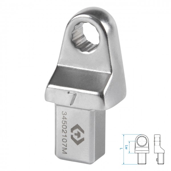 Насадка накидная серии FIT, 7 мм, 9х12 мм KING TONY 34502107M