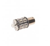 Автолампа P21W (BA15s) 13 LED FLUX WHITE 6000K 130лм  24V MEGAPOWER /10 /100