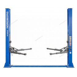 Подъемник двухстоечный 4 т, 220 В, синий NORDBERG N4120B-4B_3+2_220