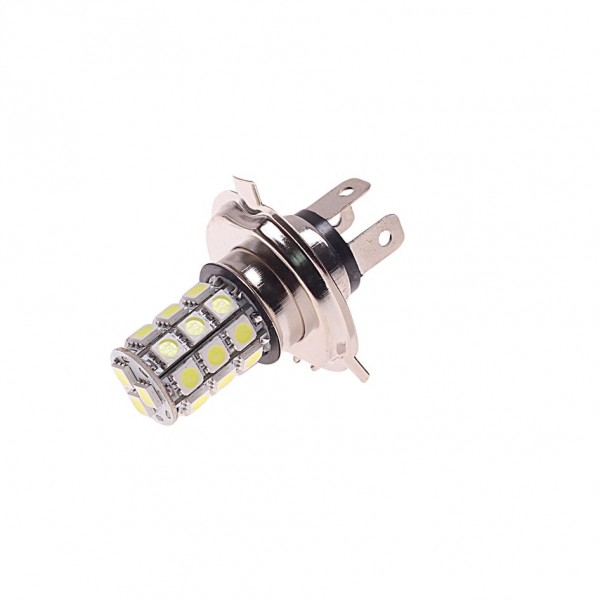 Автолампа H4 (P43t) 28 SMD 5050 WHITE 6000K 560лм 12V MEGAPOWER /1/10/100 M-80542