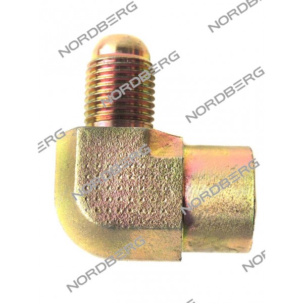 Переходник  уголок в цилиндр (на трубку) для 4120A-4T NORDBERG 4120A-4T-43