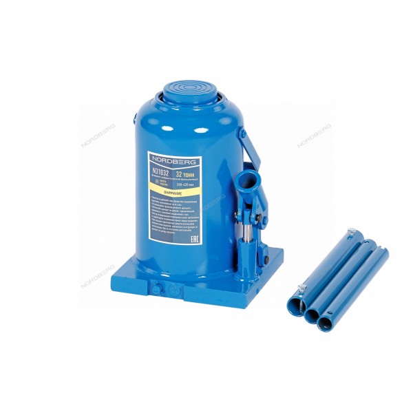 Домкрат бутылочный, 32 т NORDBERG N31032