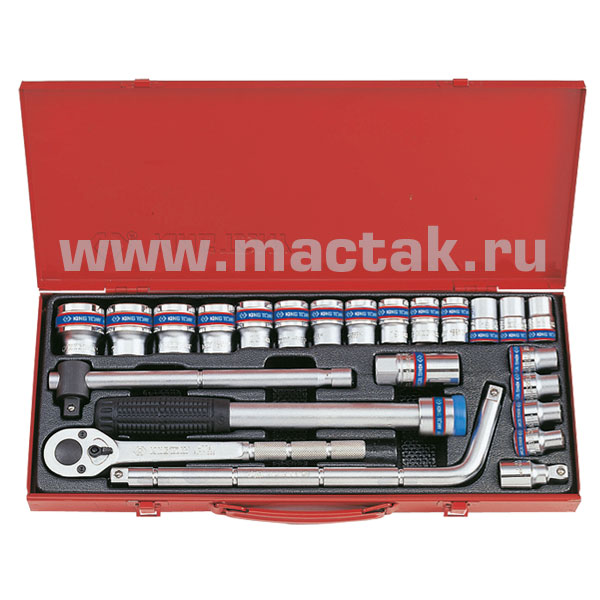 1/2” комплект  торцевых головок 4033MR KINGTONY 4033MR