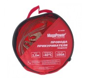 Провода для прикуривания M-10020 100A 2м (медь, морозостойкие) в сумке MEGAPOWER /1/24