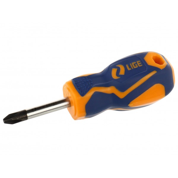 Отвертка PHILLIPS PH2х38мм LIGE LG-55122
