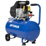 Компрессор поршневой, 300 л/мин, 2.2 КВт, 220 В, ресивер 50 л OPT-305030