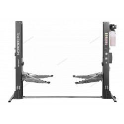 Подъемник двухстоечный 5 т, нижняя синхронизация, с электростопорами, 380 В, серый NORDBERG N4122AE-5G_380