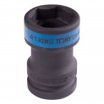 Головка торцевая ударная 1, Square 21 мм х Hex 41 мм, футорочная KING TONY 85452141M