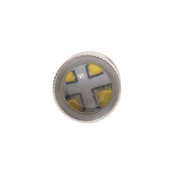 Автолампа P21/5W (BAY15d) 16 SMD WATTS CREE WHITE 1280лм 6000K 12V MEGAPOWER /10/100 OLD
