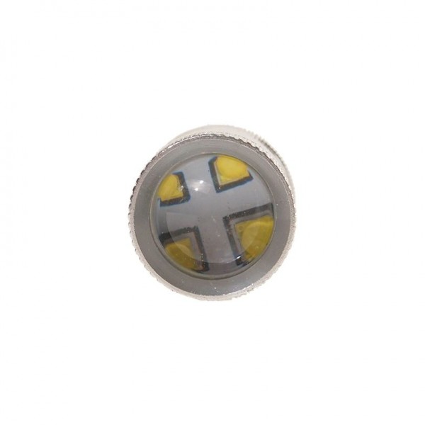 Автолампа P21/5W (BAY15d) 16 SMD WATTS CREE WHITE 1280лм 6000K 12V MEGAPOWER /10/100 OLD M-57304W