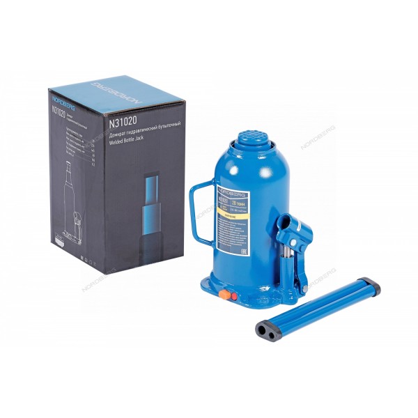 Домкрат бутылочный, 20 т NORDBERG N31020