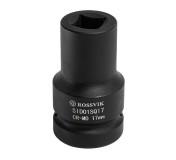 SID01SQ17 Головка торцевая ударная четырехгранная ROSSVIK, 1", 17мм, L-80мм