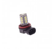 Автолампа H11 (PGJ19-2) 18 SMD 5050 WHITE 6000K 360лм 12V MEGAPOWER /1/10/100