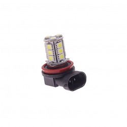 Автолампа H11 (PGJ19-2) 18 SMD 5050 WHITE 6000K 360лм 12V MEGAPOWER /1/10/100