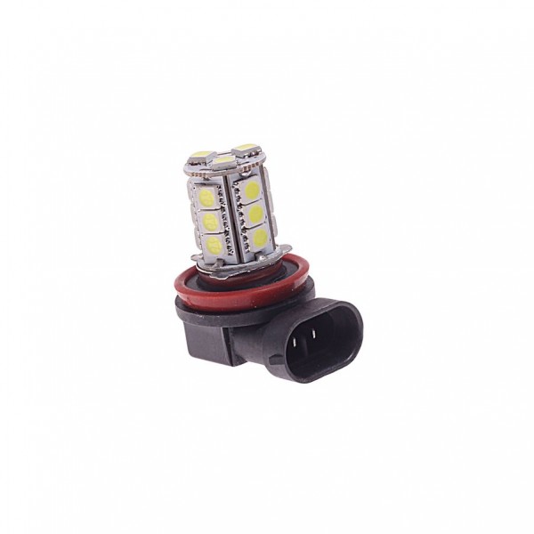 Автолампа H11 (PGJ19-2) 18 SMD 5050 WHITE 6000K 360лм 12V MEGAPOWER /1/10/100 M-80571