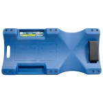 Лежак ремонтный, подкатной, пластиковый, синий OPT-40130B