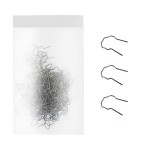 Скобы волнообразного типа для ремонта пластиковых деталей 0.8 мм. Упаковка 100 шт WDK-620120-1