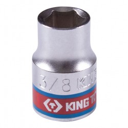 Головка торцевая стандартная шестигранная 3/8, 3/8, дюймовая KING TONY 333512S