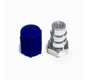 Переходник для подключения баллона с фреоном R134A к станции через LP, с ниппелем Car-Tool CT-M1024