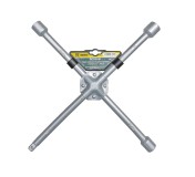 CW1719 Ключ гаечный четырехсторонний (баллонный) ROSSVIK 17х19х21х1/2", 400мм