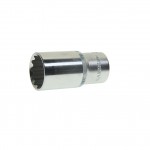 Головка торцевая 30мм 1/2" 12-гранная глубокая L=80мм ЭВРИКА  /1/8 ER-91522-12