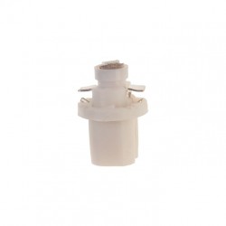 Автолампа T5 (W2*4.6d с патроном B8.5d) 1 SMD 3528  WHITE 6000K 18лм   12V MEGAPOWER /10 /100
