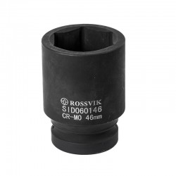 SID060146 Головка торцевая ударная, глубокая ROSSVIK, 1", 46мм