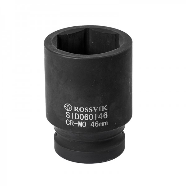 Головка торцевая ударная, глубокая ROSSVIK, 1", 46мм SID060146