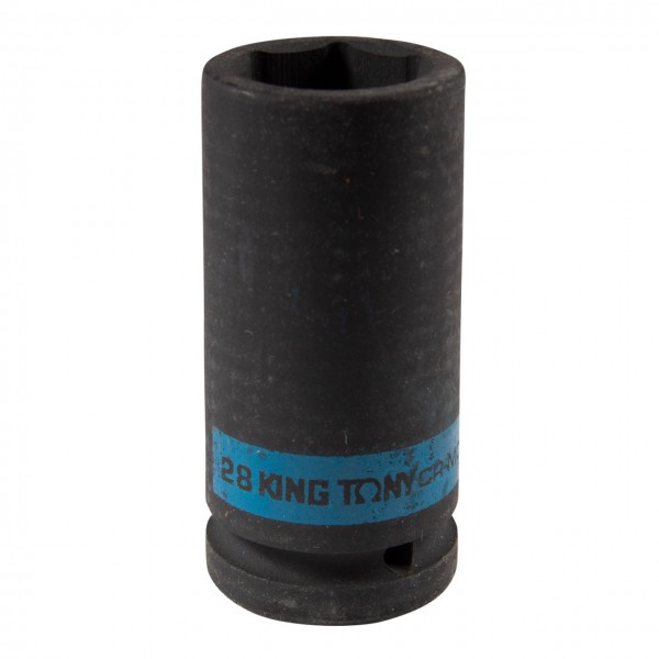 Головка торцевая ударная глубокая шестигранная 3/4, 28 мм KING TONY 643528M